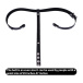 FAAK - Double Penis Cage w Belt - Black 照片-10