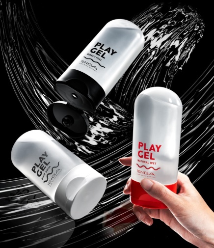 Tenga - Play Gel 清爽型潤滑劑 - 黑色 - 160ml 照片