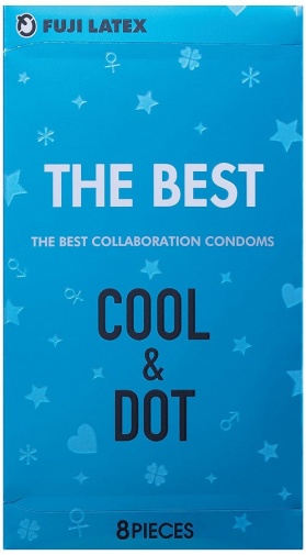 Fuji Latex - The Best Cool & Dot Condom 8's Black photo