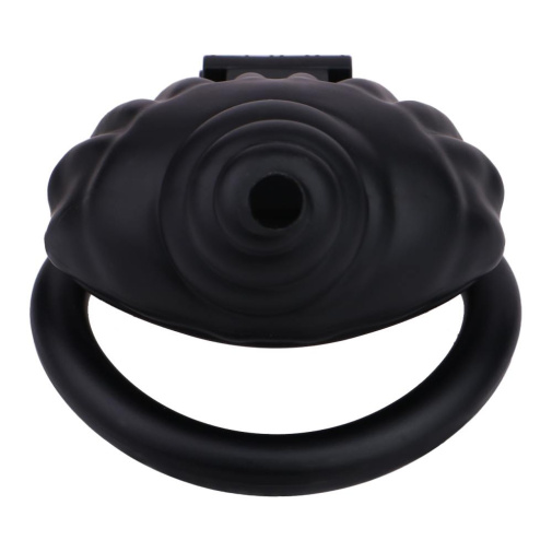 FAAK - Shell Resin Chastity Cage - Black 照片