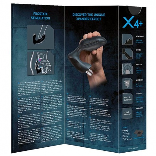 Joy Division - 擴肛器 X4 +可充電震動器 細碼 - 黑色 照片