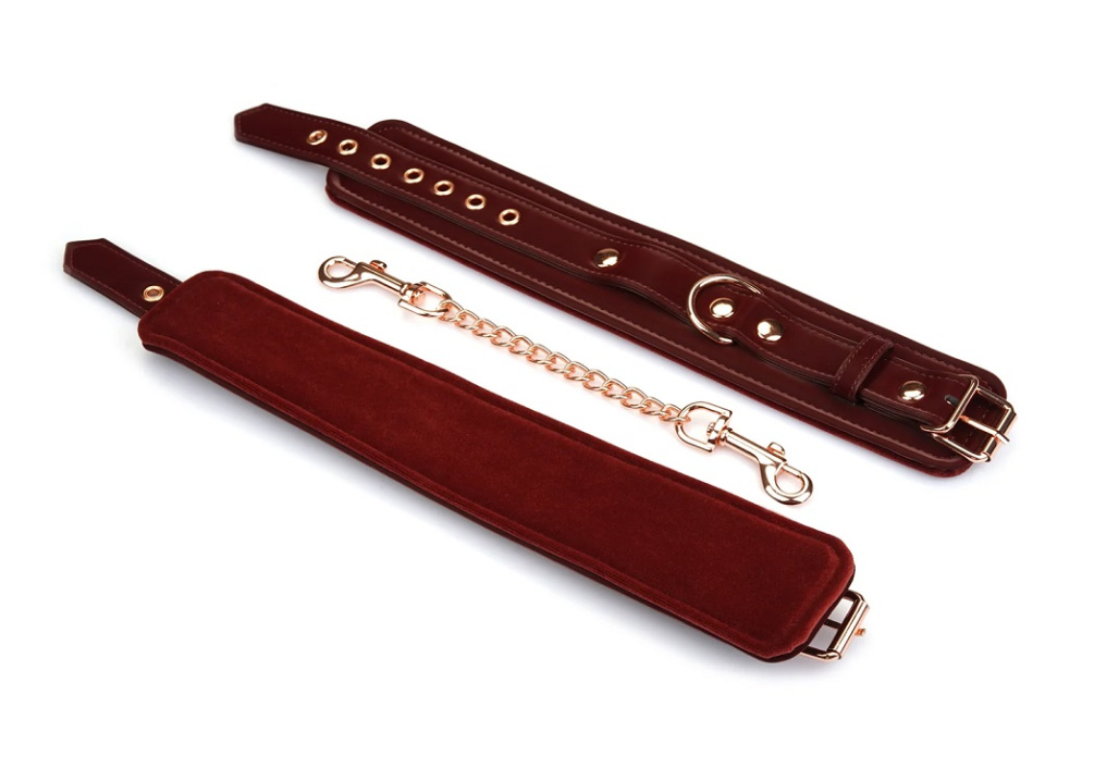 Liebe Seele - Metallic Shade Ankle Cuffs - Burgundy photo-2
