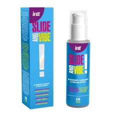 INTT - Slide and Vibe Tingling Lube - Blackberry - 35ml 照片