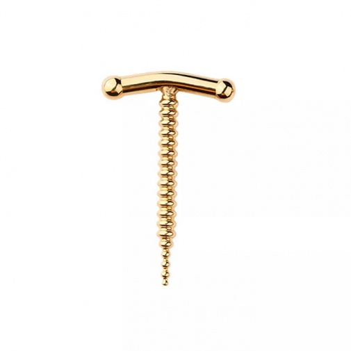 MT - Spiral Urethral Rod - Gold photo