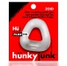Hunkyjunk - Zoid 提升阴茎环 - 冰白色 照片-3