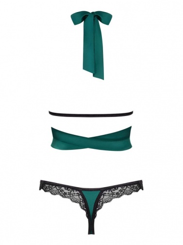 Obsessive - Sensuelia 2 pcs Set - Green - S/M photo