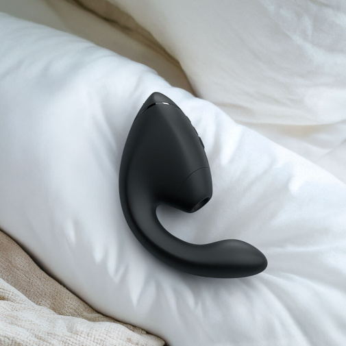 Womanizer - Next Duo 3D Pleasure Air G-Spot Vibrator - Black photo