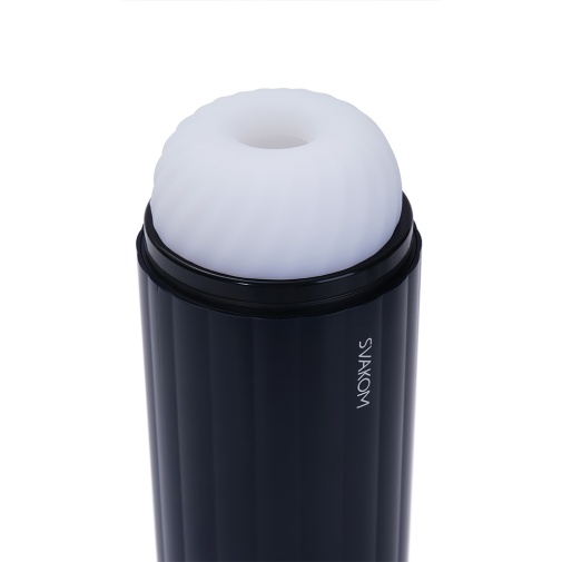 SVAKOM - Sam Neo 2 Pro Interactive Heating Masturbator - Dark Blue photo