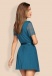 Obsessive - Miamor Robe & Thong - Turquoise - S/M photo-6