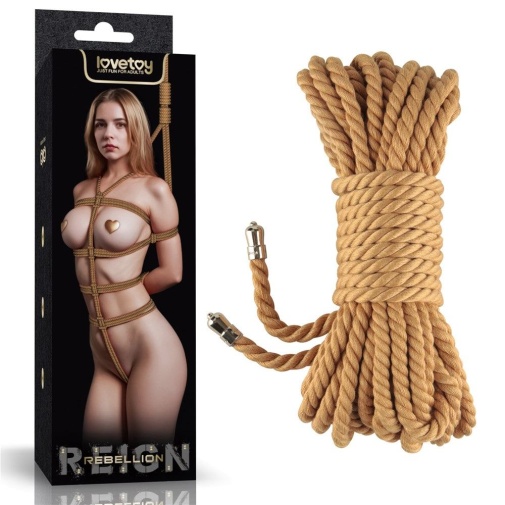 Lovetoy - Rebellion Reign Bondage Rope 10m - Natural photo