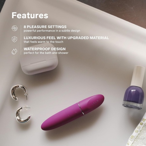 Lelo - Mia 3 Mini Vibrator - Deep Rose photo