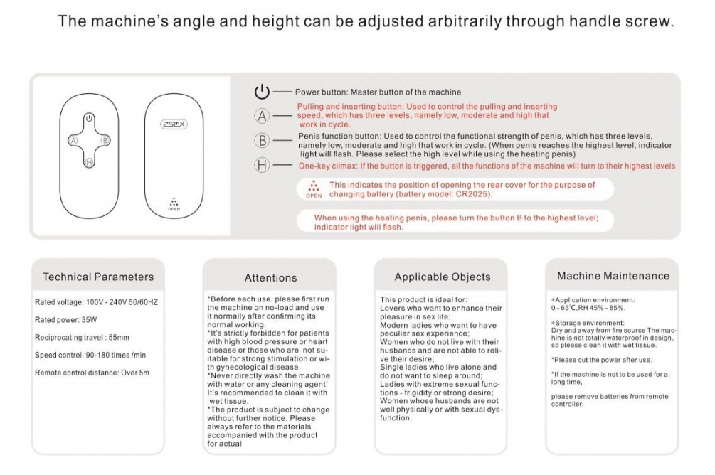 Z-Sex - Sex Machine X5 w/Handbag - White/English-4 photo-6