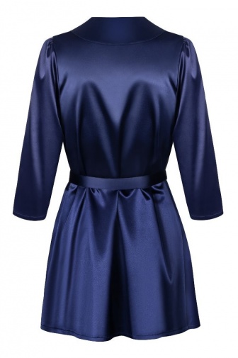 Obsessive - Satinia Robe - Navy Blue - L/XL photo