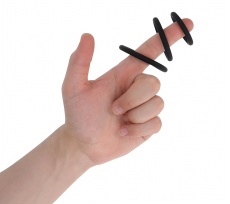 Addicted Toys - Cock Rings Set - Black photo