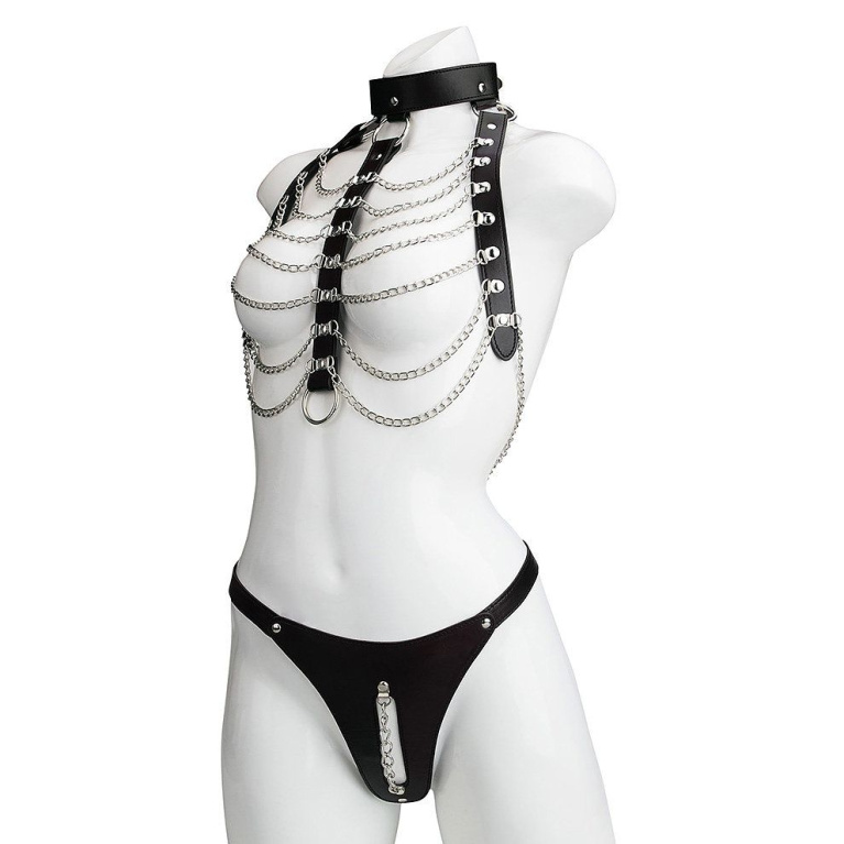 S&M - Chain Link Crotchless Bdsm Outfit photo