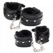 Master Series - Hook Up Plush Bondage Set - Black photo-2