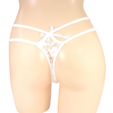 NPG - E063 Premium Lace Thong - White 照片