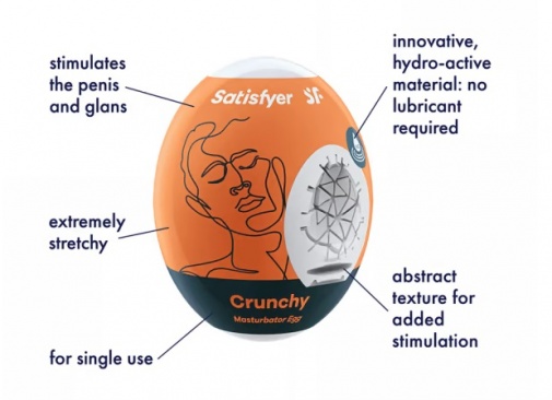 Satisfyer - Single Egg - Crunchy photo