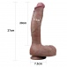 Lovetoy - 10.5'' Dual Layered Platinum Silicone Cock photo-20