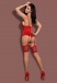 Obsessive - Secred Corset & Panties - Red - S/M photo-4