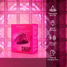 Womanizer - Snap Pleasure Air 迷你吸啜器 - 莓紅色 照片