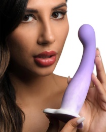 Simply Sweet - Slim G-Spot Dildo - Purple photo