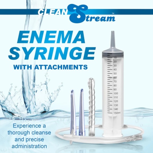 CleanStream - Enema Syringe w Attachments photo