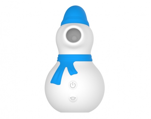 Chisa - Snowman Sucking Massager - Blue photo