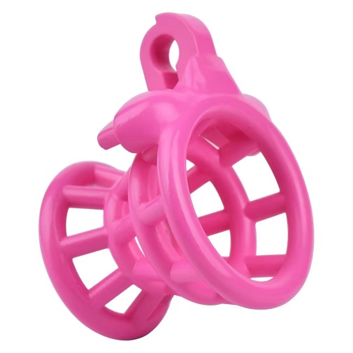 FAAK - Resin Chastity Cage 217 - Pink photo