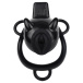 FAAK - Resin Pig Chastity Cage w Catheter - Black photo-4