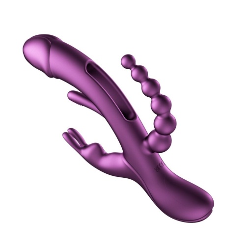 Honey Play Box - Trilux Rabbit Vibrator w Beads - Purple 照片