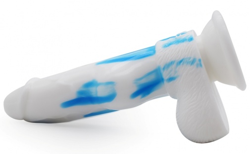 FAAK - Dog Dildo - White/Blue photo