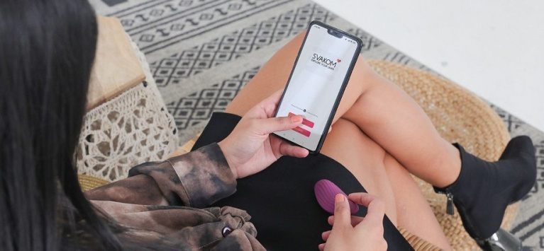 SVAKOM - Edeny 穿戴式內褲震動器 - APP控制 - 紫色 照片