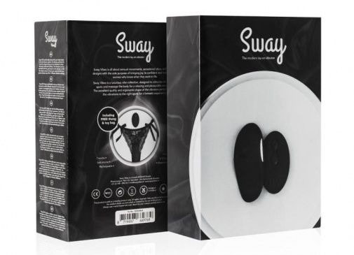 Sway - 遙控震蛋連內褲 3號 - 黑色 照片