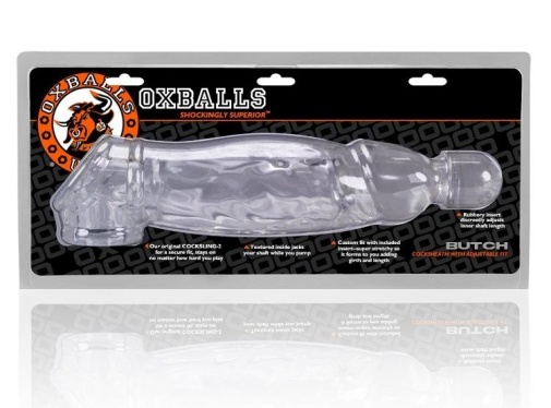Oxballs - Butch Cocksheath - Clear photo