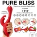 Inmi - Rabbit Flick Vibrator - Red photo-6