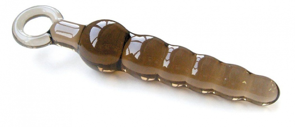 Smoke color gets amazed! A wavy shape like chocolate corn, s... Peaches - Analsist Anal Dildo 1 photo-2