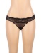 Ohyeah - Floral Lace Panty - Black - 5XL 照片-7