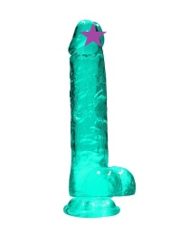 RealRock - 8" Realistic Dildo w Balls - Green 照片