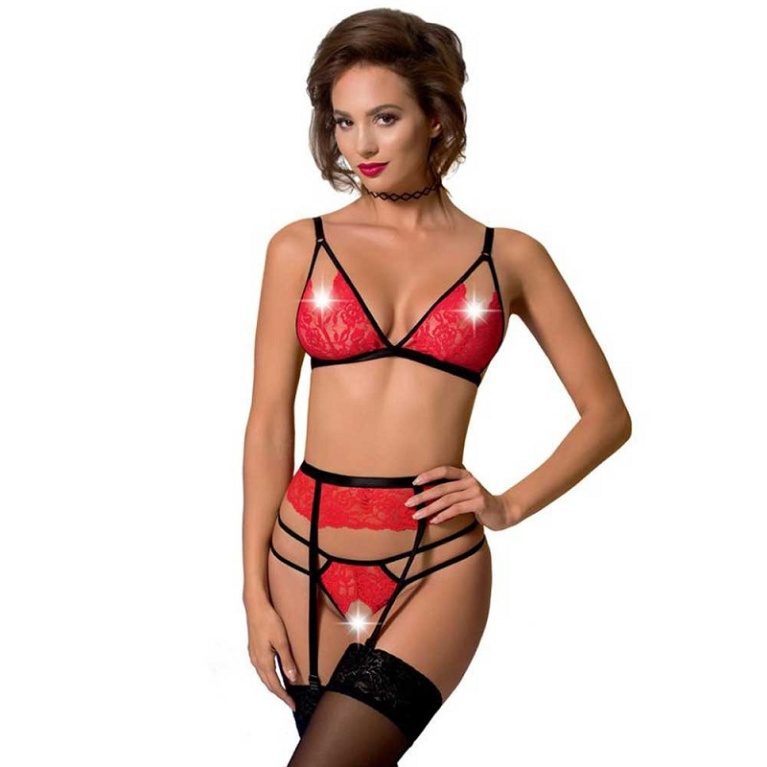 Avanua - Salome 套装 - 红色 - L/XL 照片