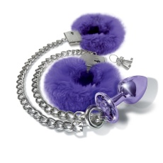 Nixie - Metal Plug w Fur Cuffs - Purple 照片