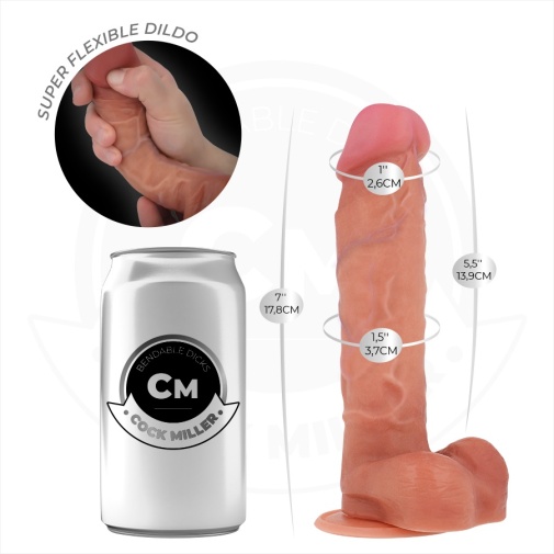 Cock Miller - 17.8cm Realistic Dildo - Flesh photo