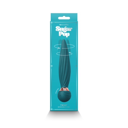 NS Novelties - Sugar Pop Twist Vibrator - Teal photo