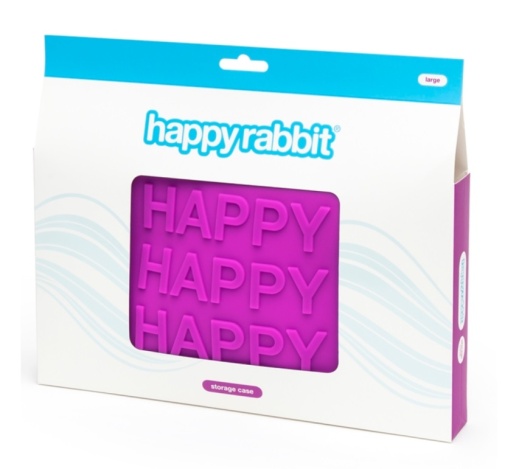 Happy Rabbit - Happy Storage Zip Bag L - Purple photo