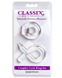 Pipedream - Couples Cock Ring Set - Clear photo