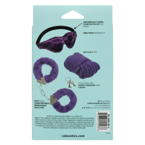 CEN - Pleasure Kits Indulgent SM Set - Purple photo