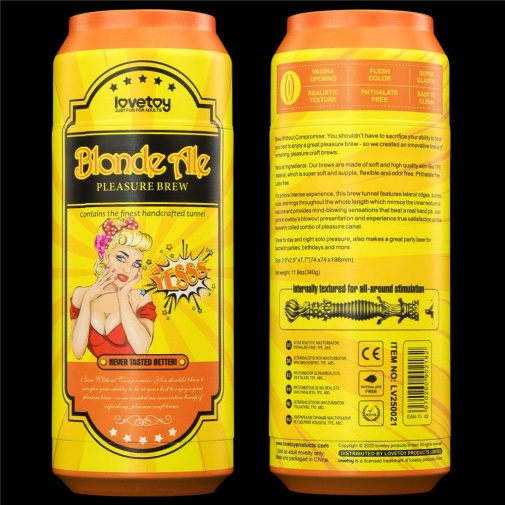 Lovetoy - Blond 黄金 艾尔啤酒 自慰器 照片