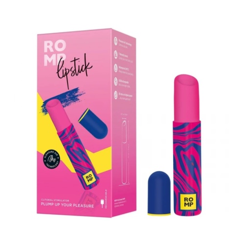 Romp - Lipstick 口红造型阴蒂吸啜器 - 霓虹 照片