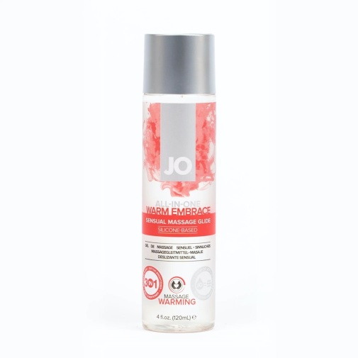 JO - 擁抱溫暖 多合一性感按摩潤滑劑 - 120ml 照片