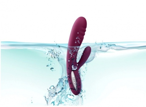 SVAKOM - Adonis Ribbed Warming Vibrator - Violet photo